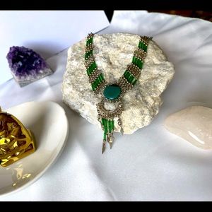 Choker with Stone Jade